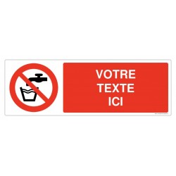 P005 - Eau non potable...