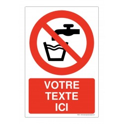 P005 - Eau non potable...