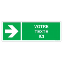 E005 - Flèche + Texte