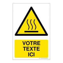 W017 - Danger surface...