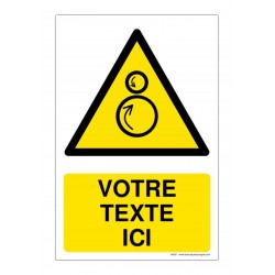 W025 - Danger rouleaux...