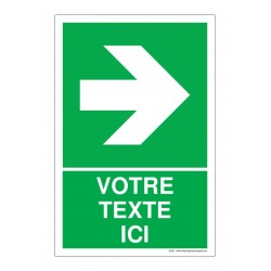 E005 - Flèche + Texte