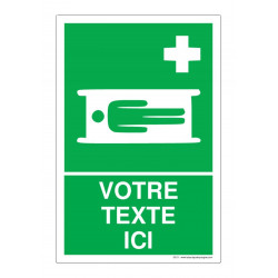 E013 - Civière + Texte