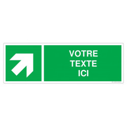 E054 - Flèche 45° haut...