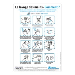 Panneau lavage mains -...