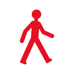 Piéton adhésif - Petit...