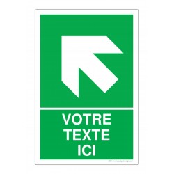 E055 - Flèche 45° haut...