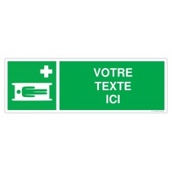 E013 - Civière + Texte