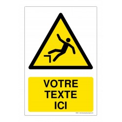W008 - Danger de chute...